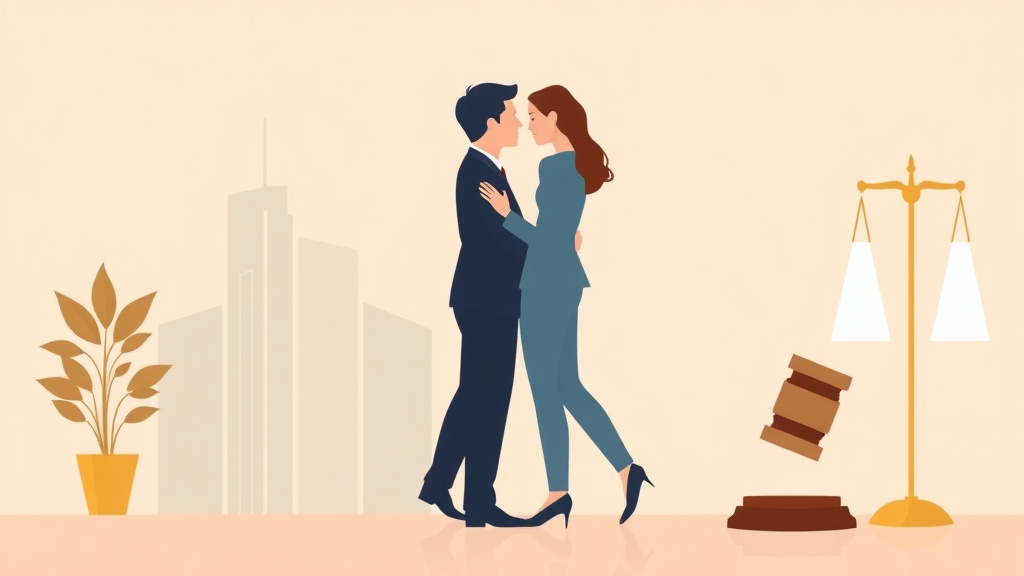 Illustration showing key concepts related to high net worth divorce: complex asset division