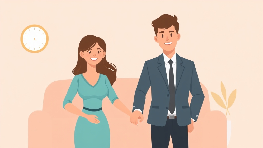 Illustration showing key concepts related to how to get divorced quickly: fastest path to finalization