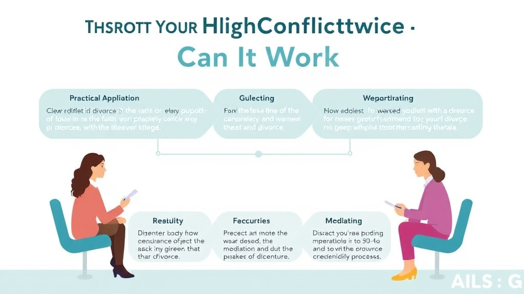 Visual guide for practical steps in mediation for high-conflict divorce: can it work