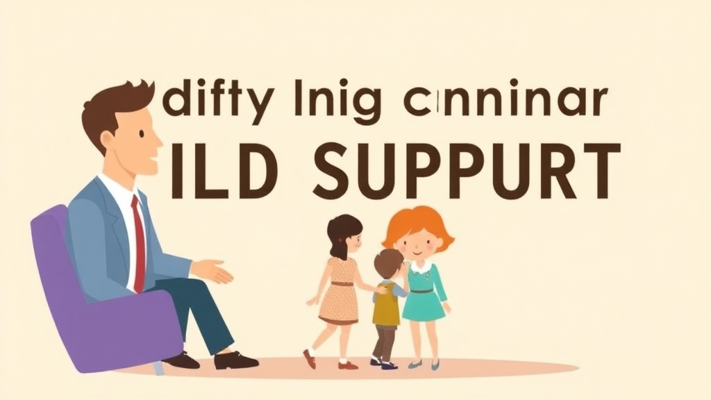 Illustration showing key concepts related to modifying child support: when and how to request changes