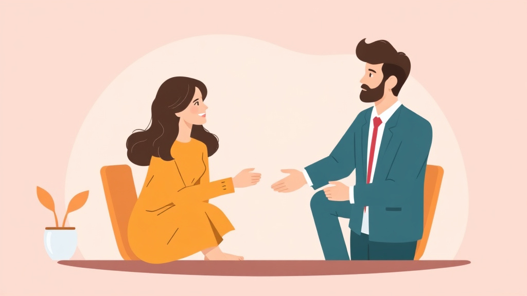 Illustration showing key concepts related to parenting coordinators: when and how they help in divorce