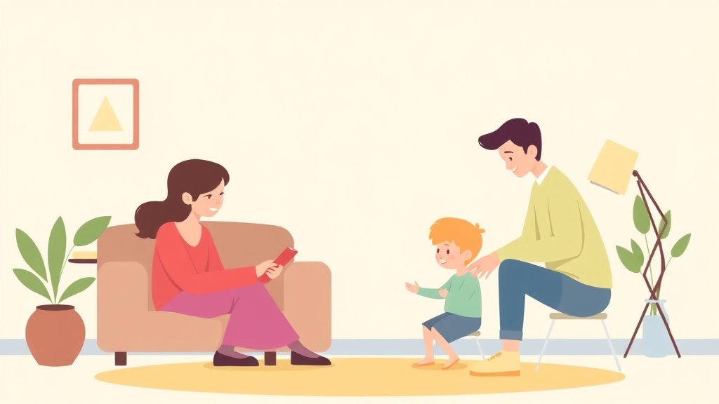 Illustration showing key concepts related to parenting plans: what they include and how to create one