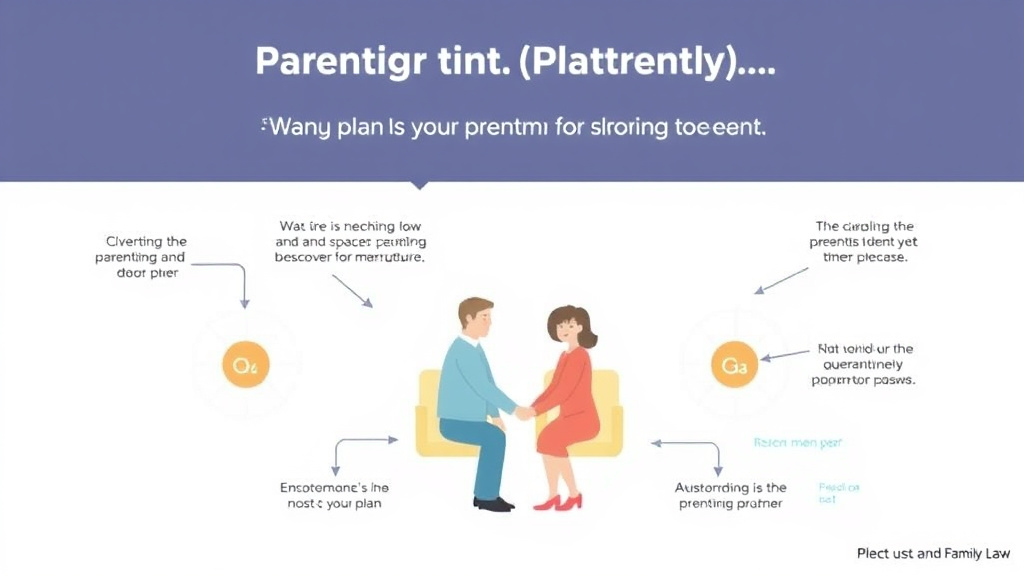 Visual guide for practical steps in parenting plans: what they include and how to create one