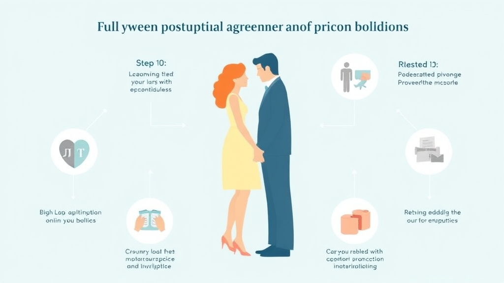 Visual guide for practical steps in postnuptial agreements and divorce: what you need to know