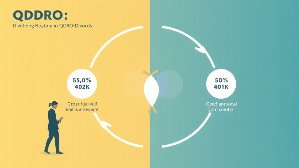 Visual guide for practical steps in qdro explained: dividing 401k and pension in divorce