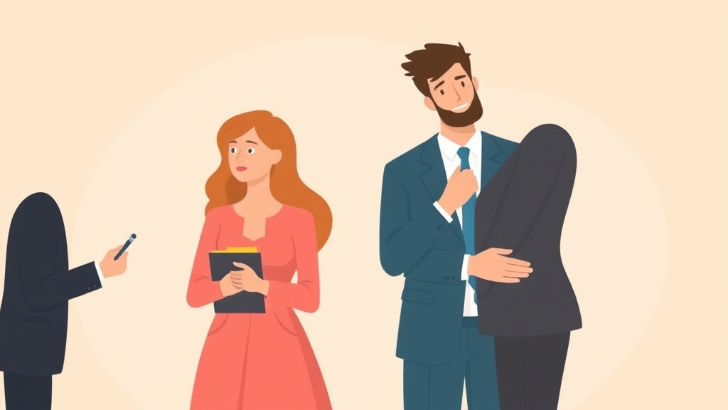 Illustration showing key concepts related to same-sex divorce: process, laws, and considerations