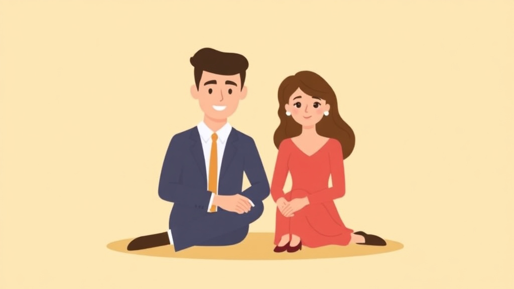 Illustration showing key concepts related to second divorce: what is different the second time around
