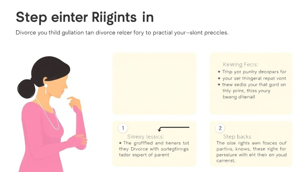 Visual guide for practical steps in step-parent rights in divorce: custody and visitation