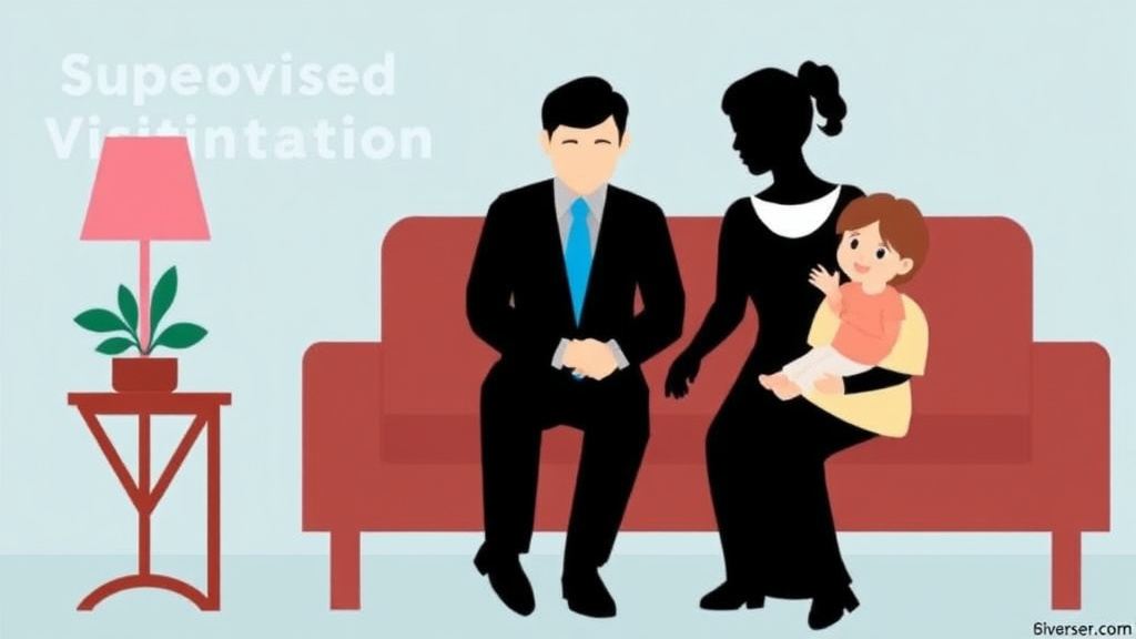 Visual guide for practical steps in supervised visitation: when it is required and how it works