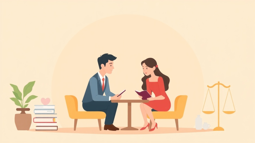 Illustration showing key concepts related to tax implications of divorce: what changes after your decree