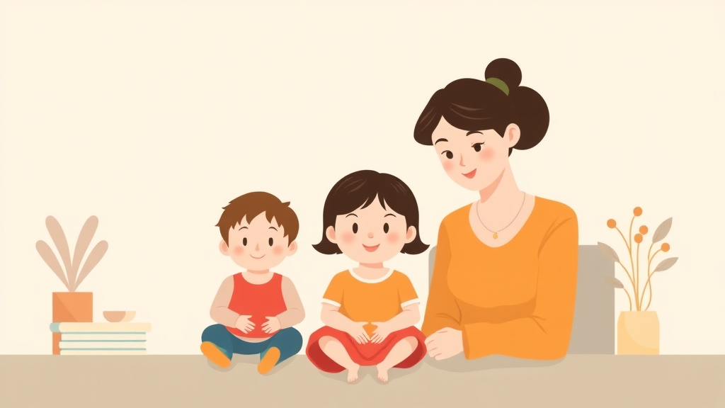 Illustration showing key concepts related to uncontested divorce with children: how to agree on custody