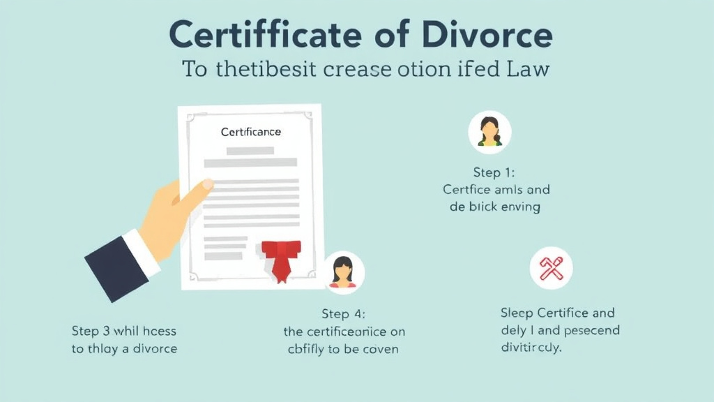 Visual guide for practical steps in certificate of divorce: how to obtain a certified copy