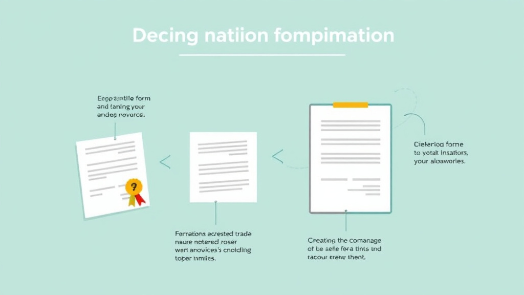 Visual guide for practical steps in declaration form in divorce: written testimony under oath