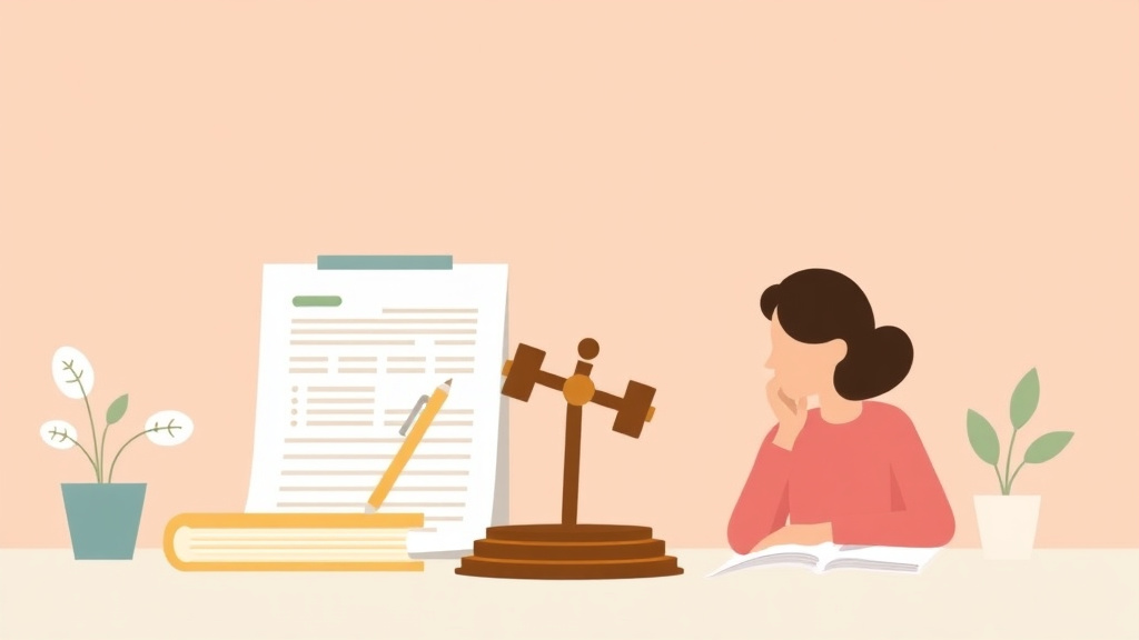 Illustration showing key concepts related to complete divorce forms package: no children