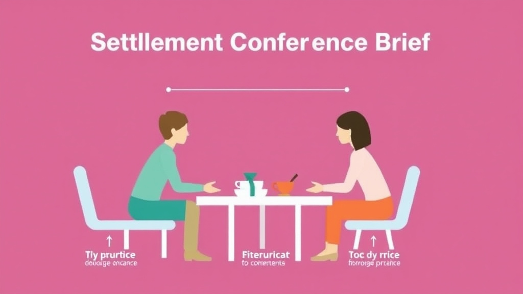 Visual guide for practical steps in settlement conference brief: how to prepare