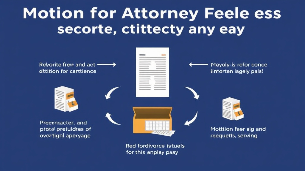 Visual guide for practical steps in motion for attorney fees: requesting the other party pay