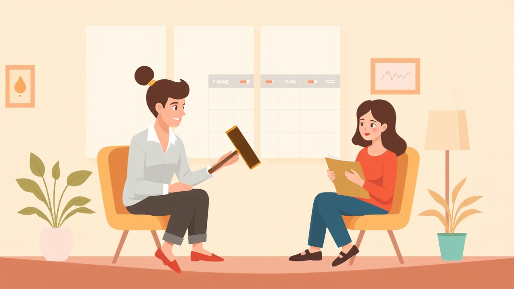 Illustration showing key concepts related to parenting time modification form: adjusting the schedule