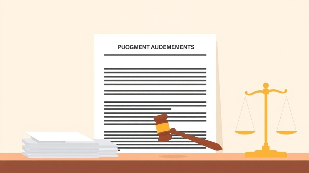 Illustration showing key concepts related to proposed judgment form: drafting the final order
