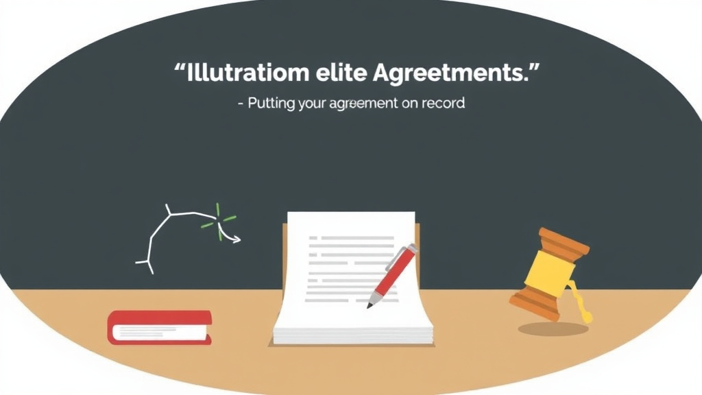 Visual guide for practical steps in stipulation agreements in divorce: putting your agreement on record