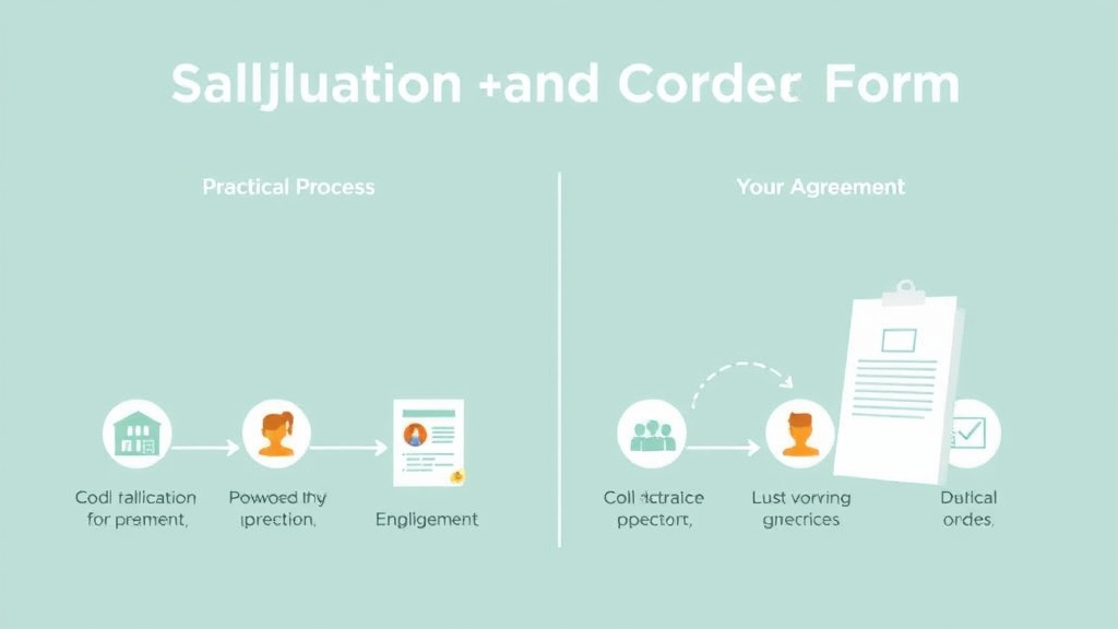 Illustration showing key concepts related to stipulation and order form: documenting your agreement