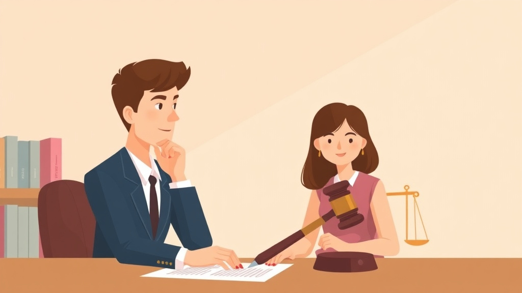 Illustration showing key concepts related to trial brief for divorce: how to prepare