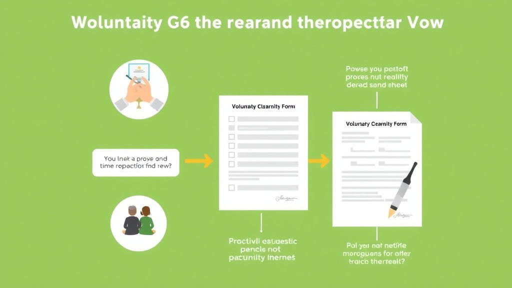 Visual guide for practical steps in voluntary declaration of paternity form