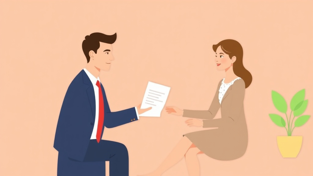 Illustration showing key concepts related to waiver of service in divorce: when your spouse agrees to skip formal service