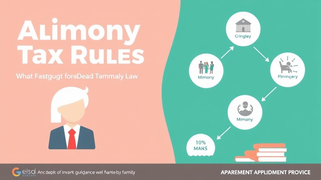 Visual guide for practical steps in alimony tax rules: what changed and what you need to know