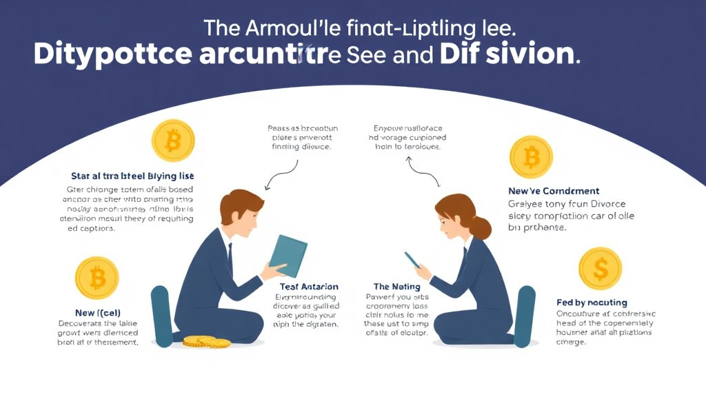 Visual guide for practical steps in cryptocurrency in divorce: discovery and division