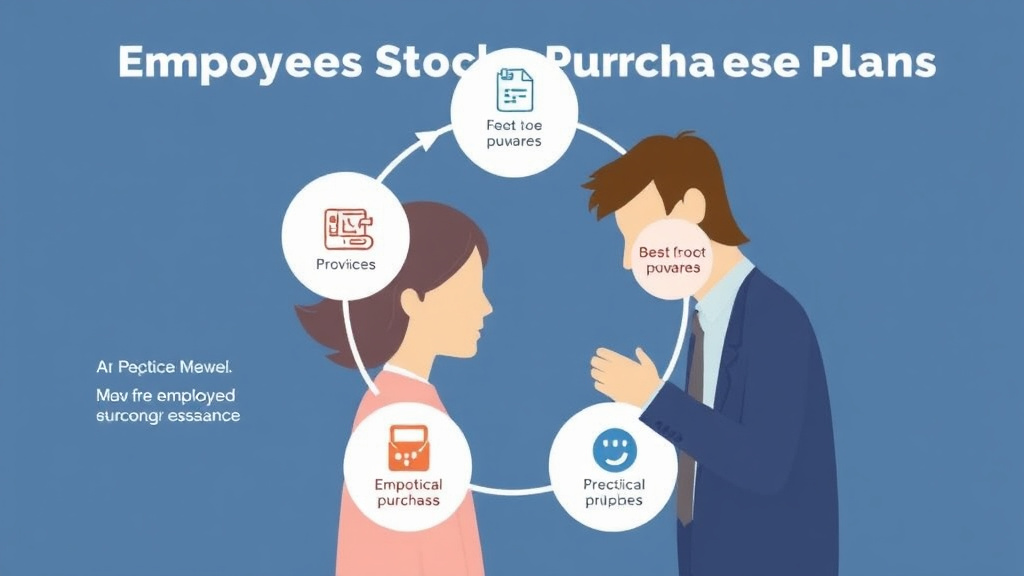 Visual guide for practical steps in employee stock purchase plans in divorce