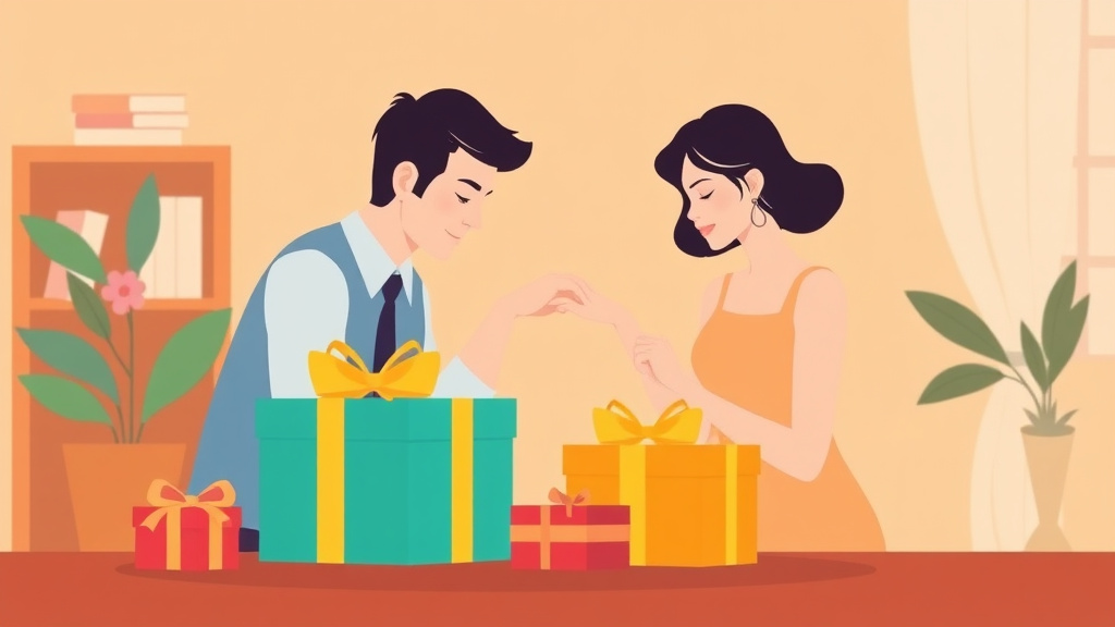 Illustration showing key concepts related to gifts and divorce: are they separate property