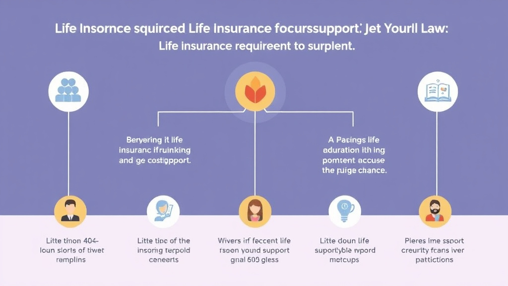 Visual guide for practical steps in life insurance requirements in divorce: securing support obligations