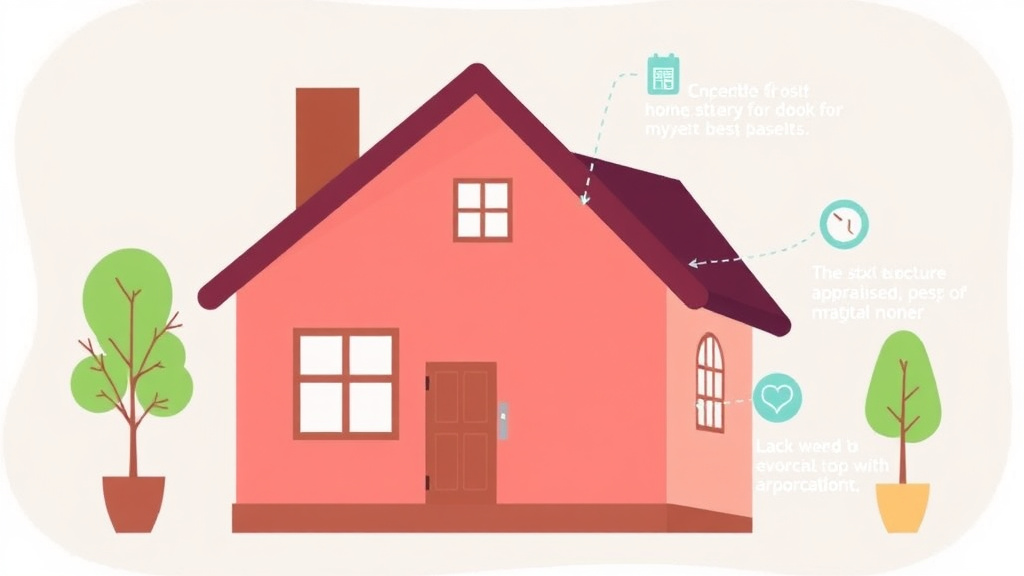 Visual guide for practical steps in getting your home appraised for divorce: process and what to expect