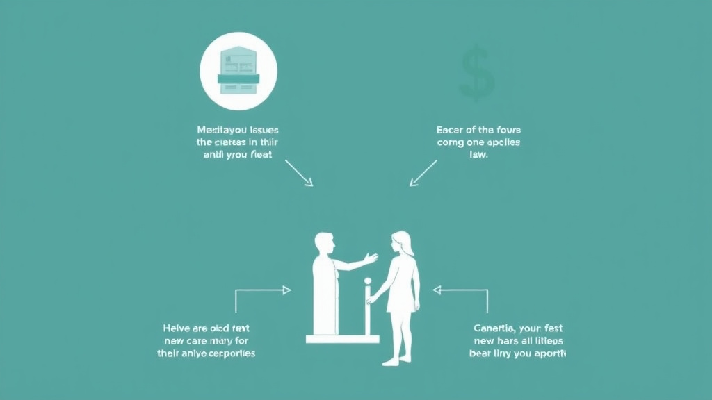 Visual guide for practical steps in mediating financial issues in divorce: property and support