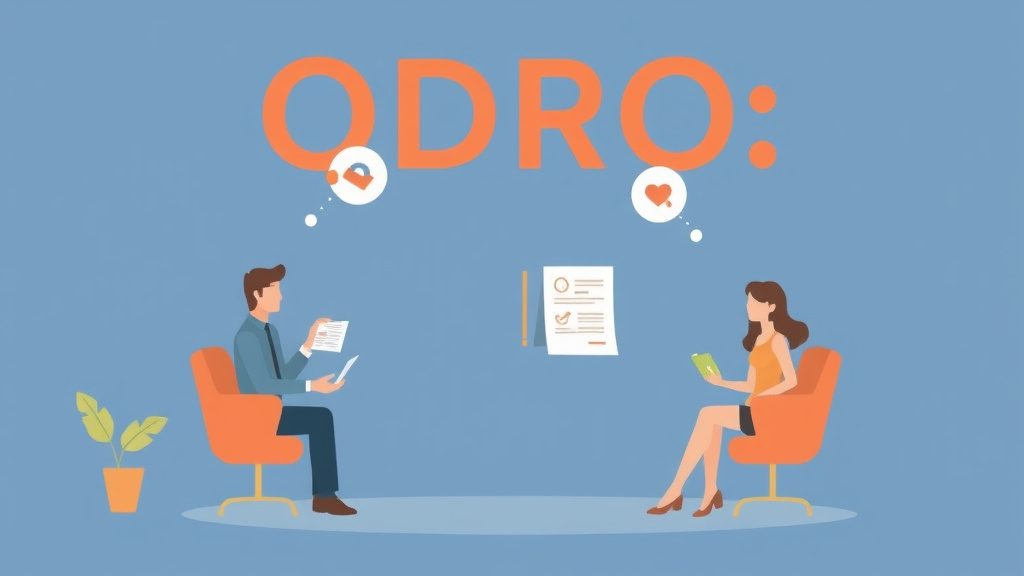 Illustration showing key concepts related to qdro explained simply: what it is and why you need one