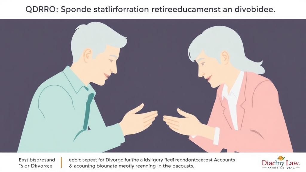 Visual guide for practical steps in qdro explained: dividing retirement accounts in divorce