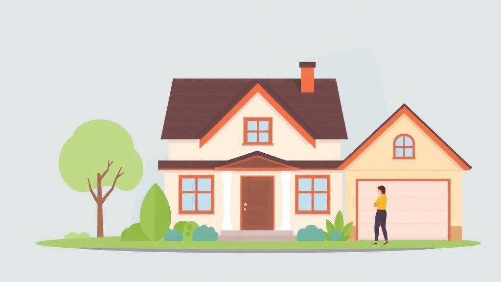 Illustration showing key concepts related to refinancing your home after divorce: steps and requirements