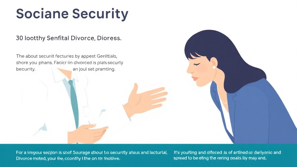 Visual guide for practical steps in social security after divorce: benefits you may be owed