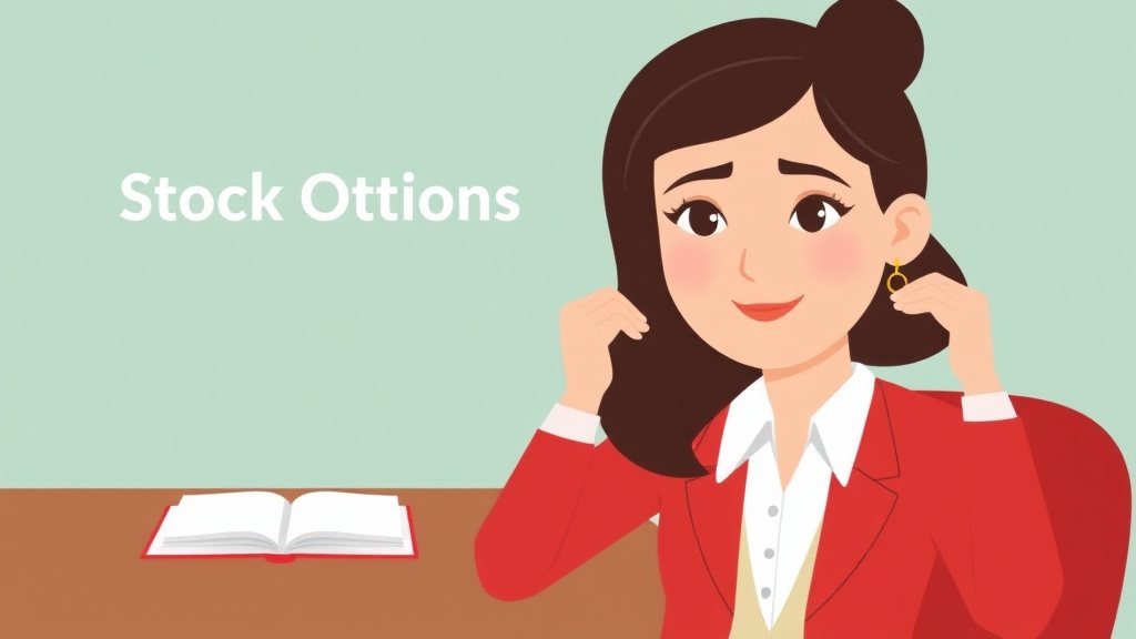 Illustration showing key concepts related to stock options in divorce: vested and unvested