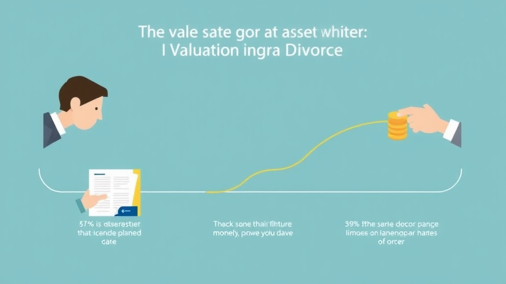 Visual guide for practical steps in valuation date in divorce: when assets are measured