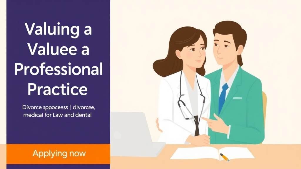 Visual guide for practical steps in valuing a professional practice in divorce: medical, law, and dental