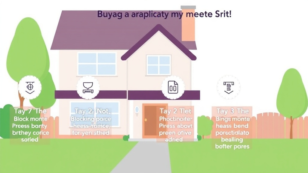 Visual guide for practical steps in buying a home after divorce: steps and considerations