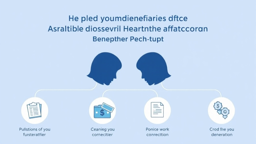 Visual guide for practical steps in updating beneficiaries after divorce: accounts you cannot forget