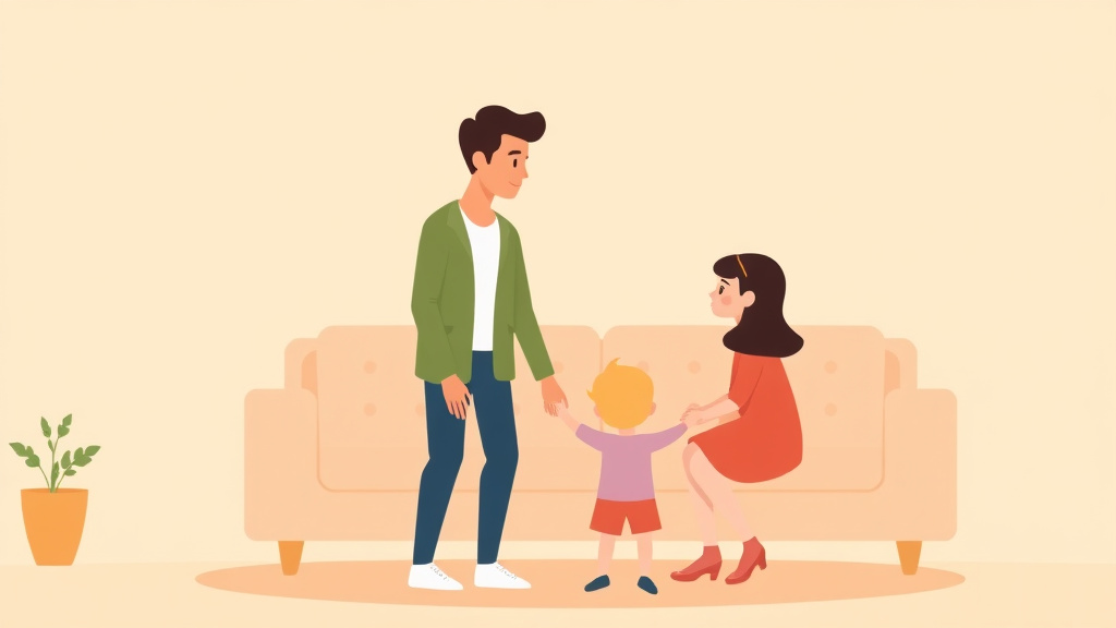 Illustration showing key concepts related to helping children accept a parent's new relationship