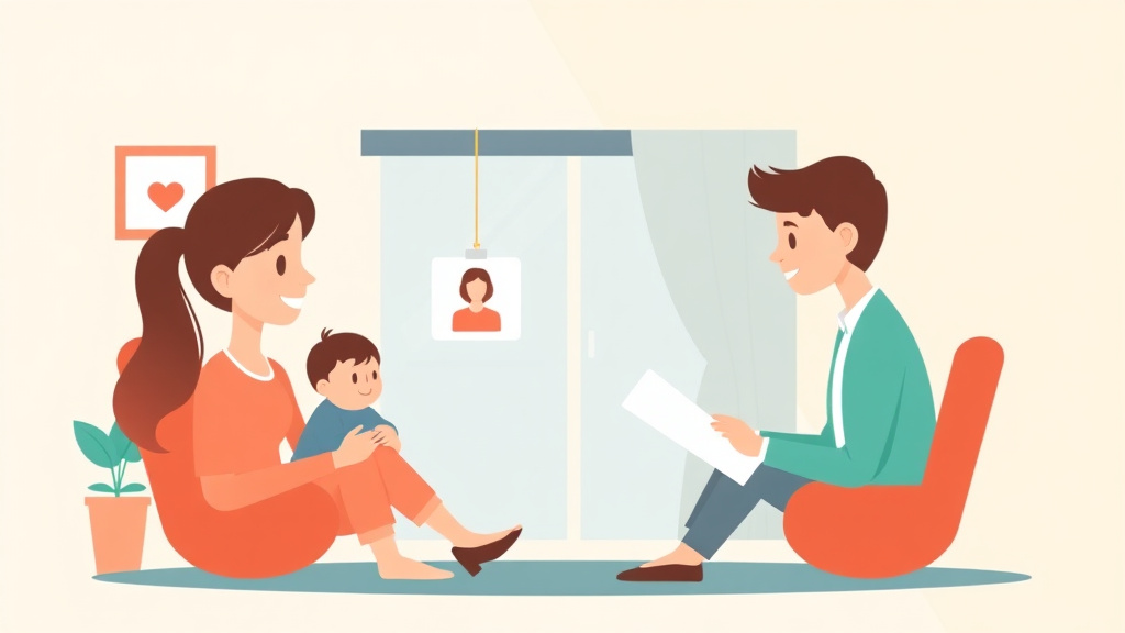 Illustration showing key concepts related to updating emergency contacts everywhere after divorce