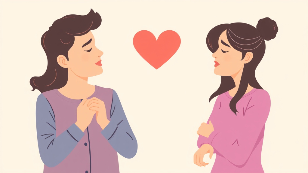 Illustration showing key concepts related to emotional recovery after divorce: healing strategies