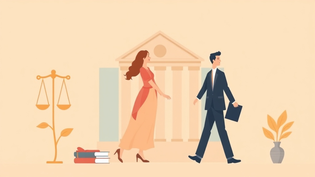 Illustration showing key concepts related to financial independence after divorce: building your own foundation