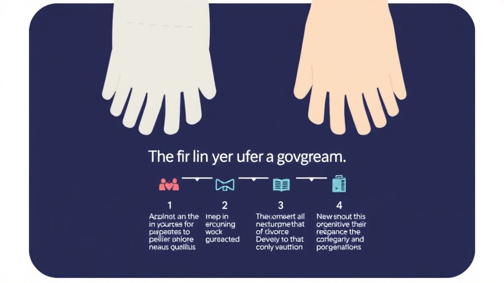 Visual guide for practical steps in the first year after divorce: what to expect