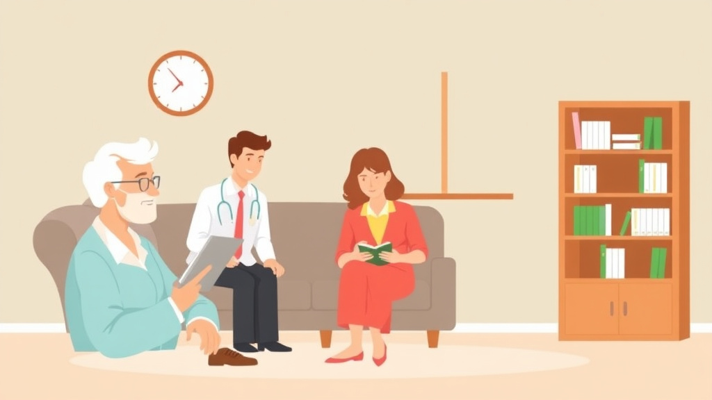 Illustration showing key concepts related to medicare planning after divorce