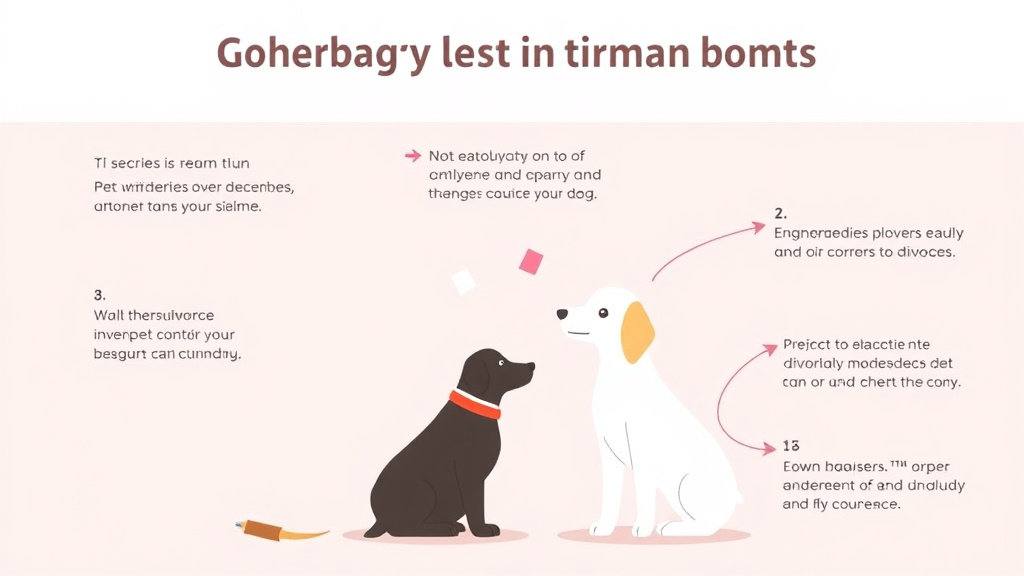 Visual guide for practical steps in pet custody arrangements after divorce: making it work